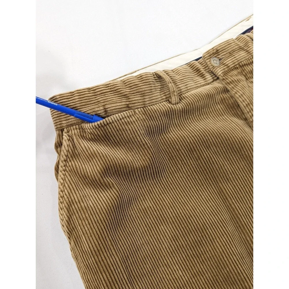Vintage Polo Ralph Lauren Corduroy Pant Stash Pocket Wide Boys 38x26 (42*30) Tag